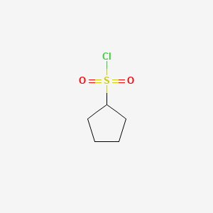 Chemical structure of Cyclopentanesulfonyl Chloride