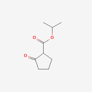 Chemical structure of Propan-2-yl 2-oxocyclopentane-1-carboxylate
