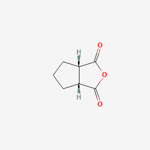 Chemical structure of CYCLOPENTANE-1,2-DICARBOXYLIC ACID ANHYDRIDE
