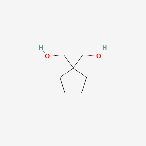 Chemical structure of Cyclopent-3-ene-1,1-diyldimethanol