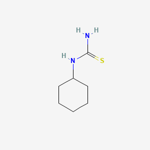 Chemical structure of Cyclohexylthiourea