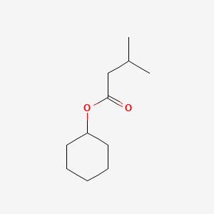 Chemical structure of Cyclohexyl Isovalerate