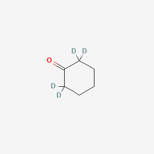 Chemical structure of Cyclohexanone-2,2,6,6-d4
