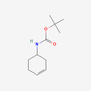 Chemical structure of tert-Butyl cyclohex-3-enylcarbamate