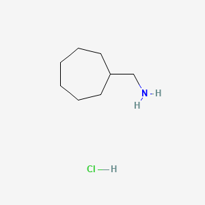 Chemical structure of Cycloheptylmethanamine hydrochloride