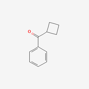 Chemical structure of Cyclobutyl Phenyl Ketone