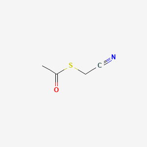 Chemical structure of Cyanomethylethanethioate