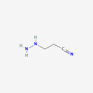 Chemical structure of Cyanoethylhydrazine
