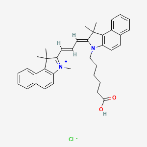 Chemical structure of Cy3·5-COOH