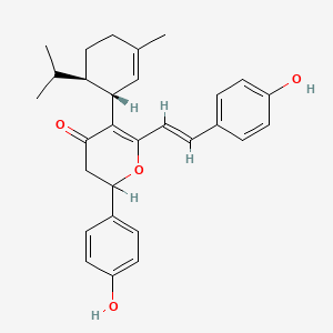 Chemical structure of Curcumaromin B