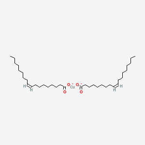 Chemical structure of Cupric oleate