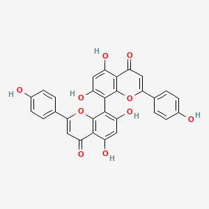 Chemical structure of Cupressuflavone