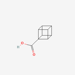 Chemical structure of Cubane-1-carboxylic acid