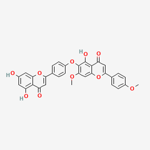Chemical structure of Cryptomerin B