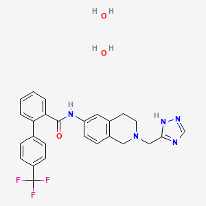 Chemical structure of CP-346086 dihydrate