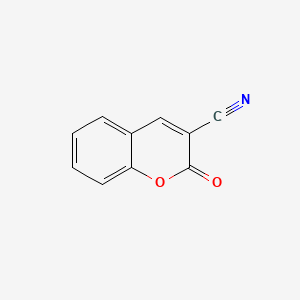 Chemical structure of 3-Cyanocoumarin