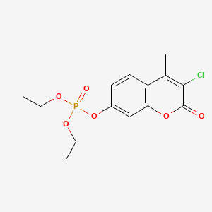Chemical structure of Coumaphos-oxon