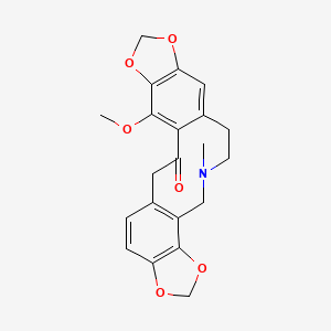 Chemical structure of Coulteropine