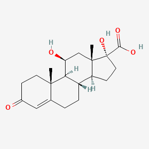 Chemical structure of cortienic acid