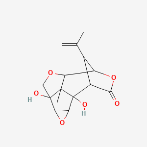 Chemical structure of Corianin