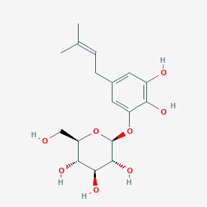 Chemical structure of Corialin B