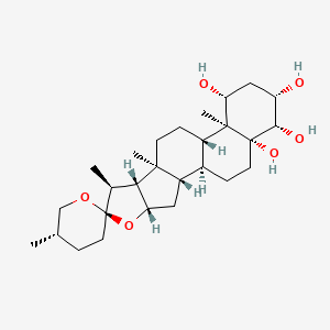 Chemical structure of Convallagenin B