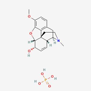 Chemical structure of Codeine Phosphate