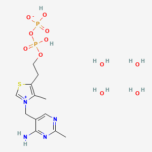 Chemical structure of Cocarboxylase tetrahydrate