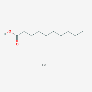 Chemical structure of Cobalt neocaprate