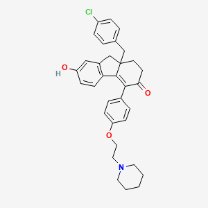 Chemical structure of CMP8