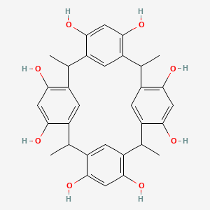 Chemical structure of C-Methylcalix[4]resorcinarene
