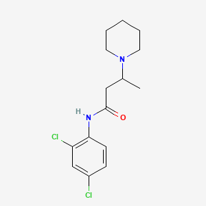 Chemical structure of Clibucaine
