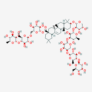 Chemical structure of Clematiunicinoside E