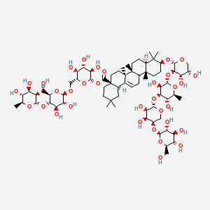 Chemical structure of Clematichinenoside C