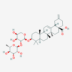 Chemical structure of Ciwujianoside E