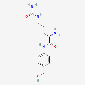 Chemical structure of Cit-PAB-OH