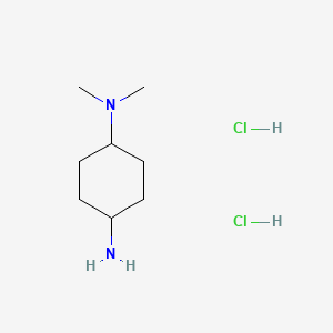 Chemical structure of N,N-Dimethyl-Cyclohexane-1,4-Diamine Dihydrochloride