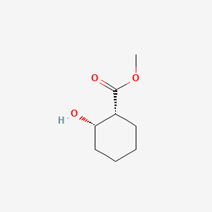 Chemical structure of Cis-methyl 2-hydroxycyclohexanecarboxylate