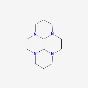 Chemical structure of Decahydro-1H,6H-3a,5a,8a,10a-tetraazapyrene