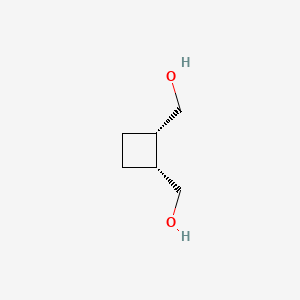 Chemical structure of Cis-cyclobutane-1,2-diyldimethanol