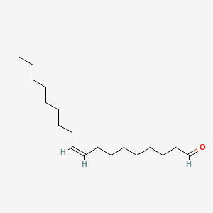 Chemical structure of Cis-9-octadecenal