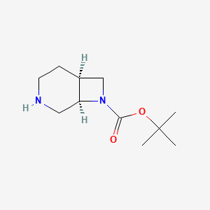 Chemical structure of cis-8-Boc-3,8-diazabicyclo[4.2.0]octane