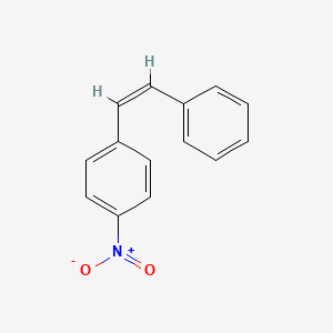 Chemical structure of 4-Nitrostilbene