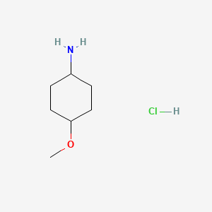 Chemical structure of cis-4-Methoxycyclohexanamine hydrochloride