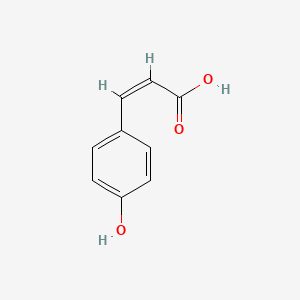 Chemical structure of Cis-P-Coumaric Acid