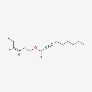 Chemical structure of cis-3-Hexen-1-yl 2-Nonynoate