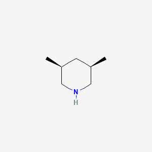 Chemical structure of cis-3,5-Dimethylpiperidine
