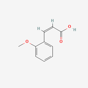 Chemical structure of cis-2-Methoxycinnamic Acid