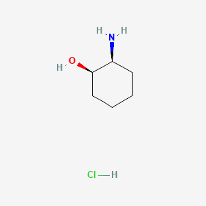 Chemical structure of cis-2-Aminocyclohexanol hydrochloride