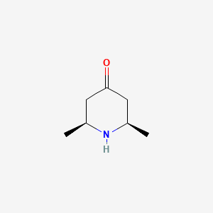 Chemical structure of cis-2,6-Dimethylpiperidin-5-one
